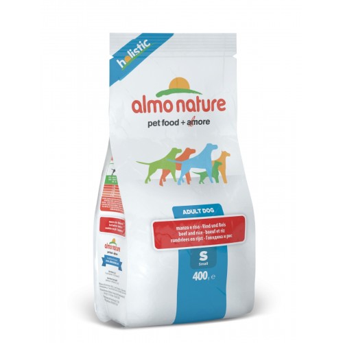 Almo Nature Small & Beef and Rice Holistic (pour les chiens adultes de petites races avec du boeuf)