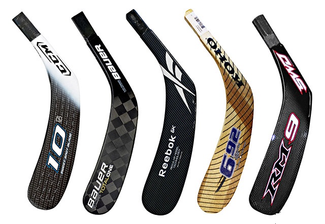Types de bâtons de hockey
