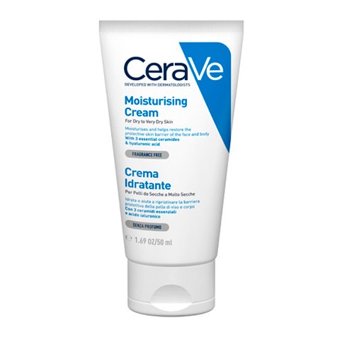 CeraVe Crème Hydratante Pour les peaux sèches et très sèches du visage et du corps