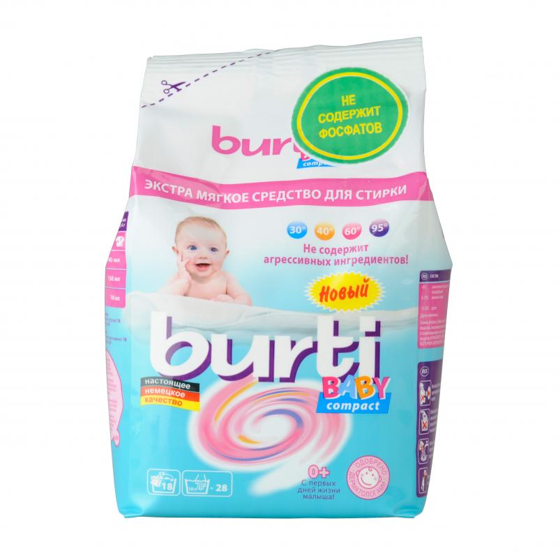 Detergent de roba concentrat infantil Burti, 900 ml