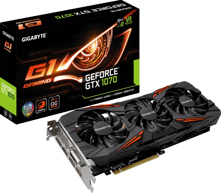 Gigabyte GeForce GTX 1070 G1 de jeu 8G (GV-N1070G1 GAMING-8G)