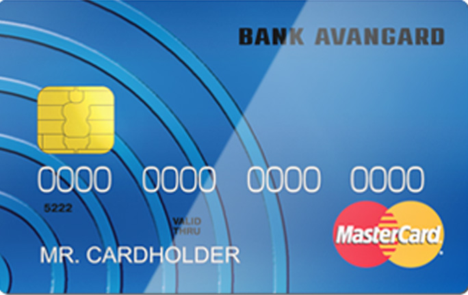 Carte de crédit bancaire Avangard