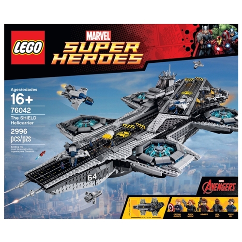 Porte-hélicoptère Lego Marvel Super Heroes 76042